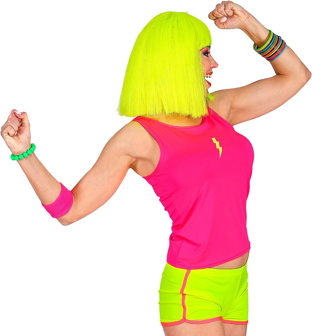 Dames Hemdje Neon Pink Tanktop Kopen Carnavalsland